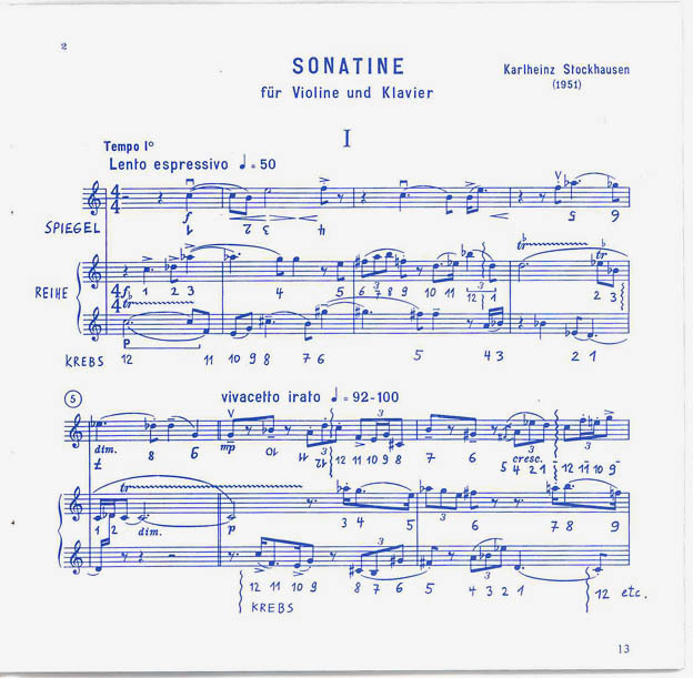 Stockhausen 1：最初期作品集・CHORE FUR DORIS - DREI LIEDER - SONATINE - KREUZSPIEL　シュトックハウゼン 1_画像4