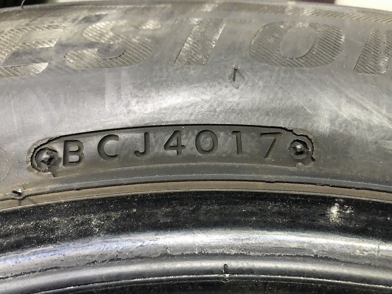 (PW5D034) 225/60R17 99Q BRIDGESTONE BLIZZAK DM-V2 2017年式 4本 スタッドレスタイヤ 送料無料_画像6