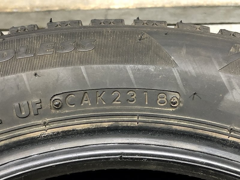 (PW5F023) 155/65R13 73Q BRIDGESTONE VRX2 2018年 4本 スタッドレスタイヤ 送料無料_画像8