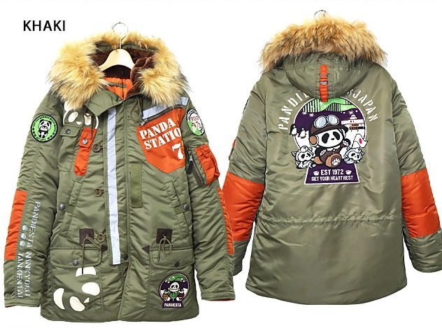 高質 カーキMサイズ JAPAN 南極探検隊N-3Bジャケット◆PANDIESTA 533864 アウター パンダ フライト ミリタリー パンディエスタジャパン Mサイズ