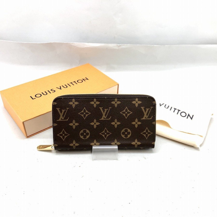 Louis Vuitton ルイヴィトン モノグラム ジッピー ウォレット M41896 長財布 ICチップ反応確認 美品[327620