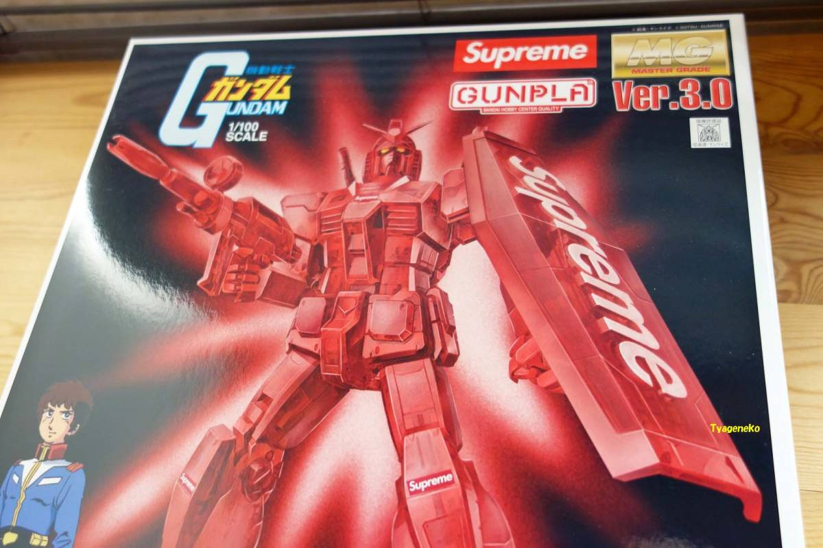 未使用品】 GUNDAM RX-78-2 1/100 MG 21AW 【新品】Supreme Ver.3.0
