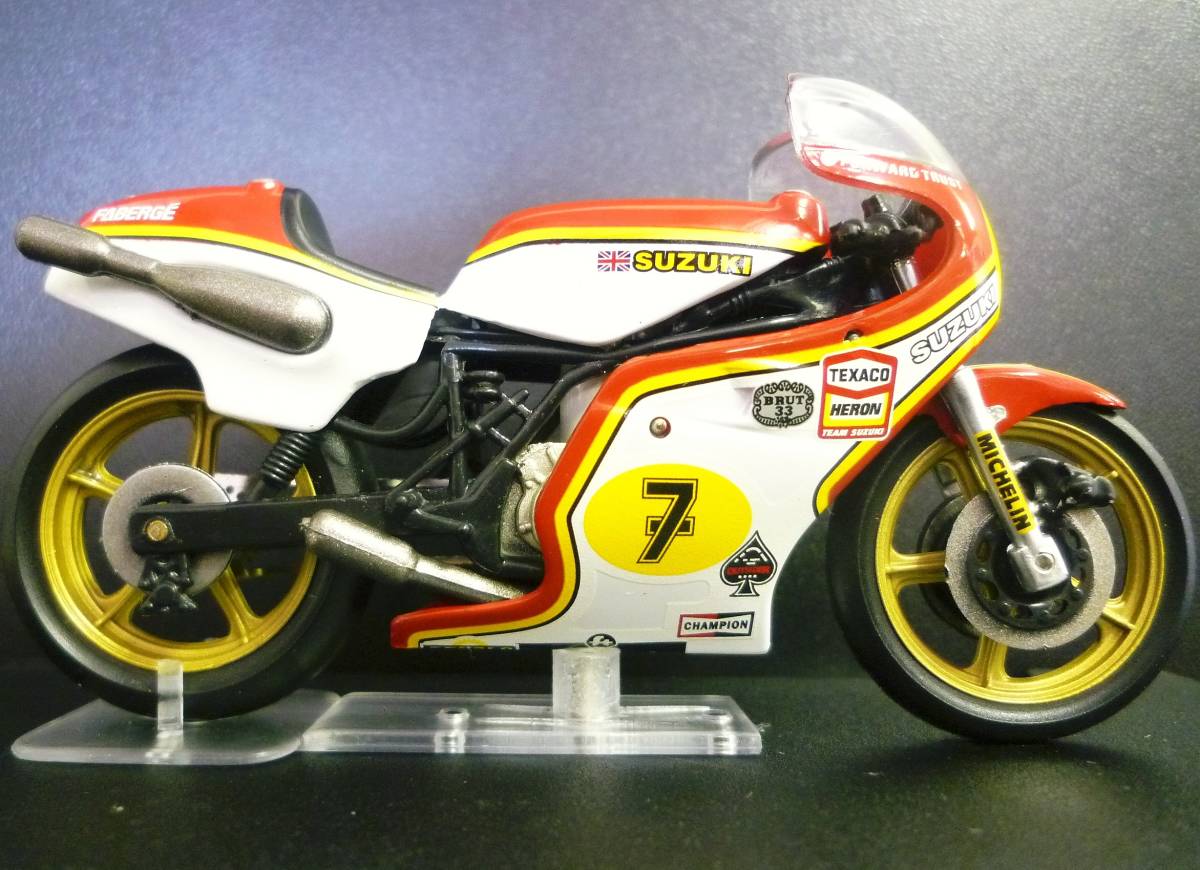 【未開封品】 1/24 スズキ RG500 #7 バリーシーン SUZUKI RG500 クロスセブン 1977 ixo _画像3