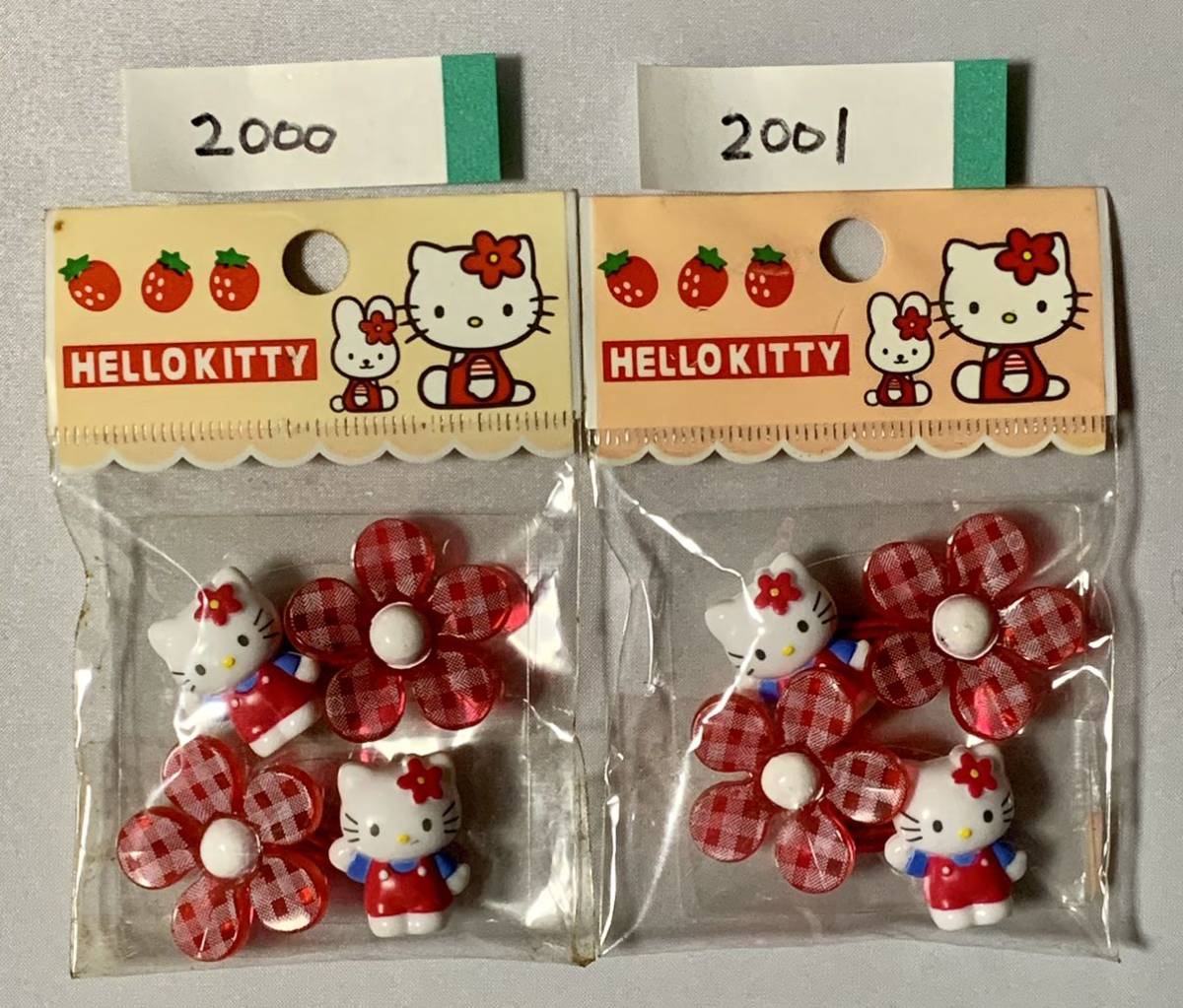 【未使用】ハローキティ ヘアアクセサリー 1989年～2001年 いろいろ10点セット サンリオ HELLO KITTY_画像4