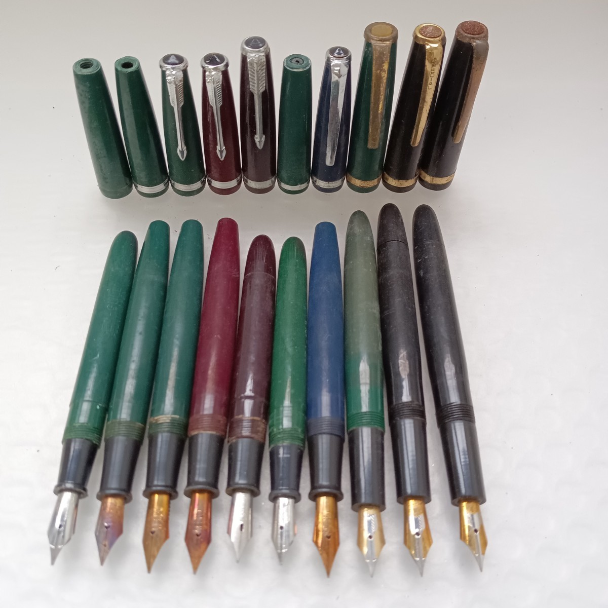 343 万年筆 10本セット ペン先 SPECIAL IRIDIUM PEN SKATER等 レトロ ヴィンテージ 文房具 筆記具 筆記用具 筆記未確_画像1