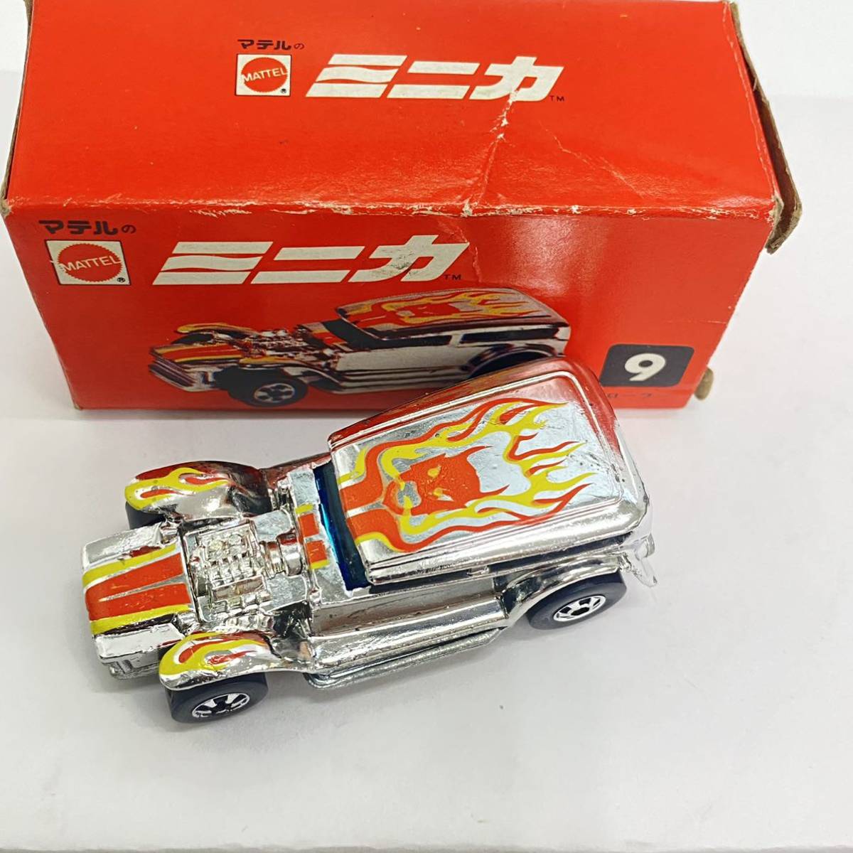 817 美品 1969年 当時物 マテル ホットウィール PROWLER 9 プローラー メタル ビンテージ ミニカ Vintage Hot Wheels 香港 レア_画像2