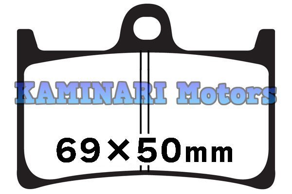 送料185円 TZR250 3MA TZR125R フロントブレーキパッド TZR250RS 3XV FZR400RR 3TJ XJR400 RH02J FZ6 FZR600フェザー YZF600 パット_画像5