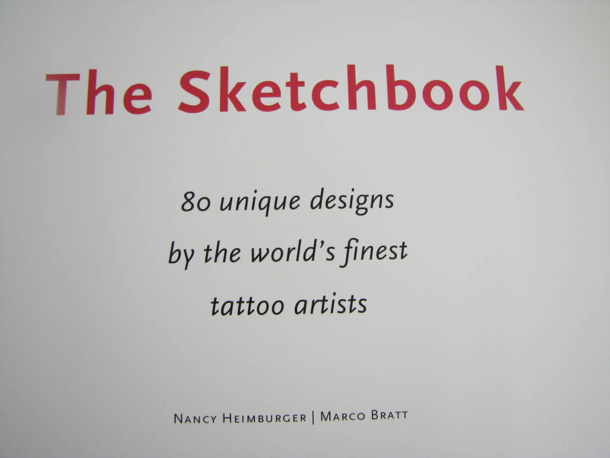The Sketchbook Hotei Publishing tattoo ta toe TATTOO