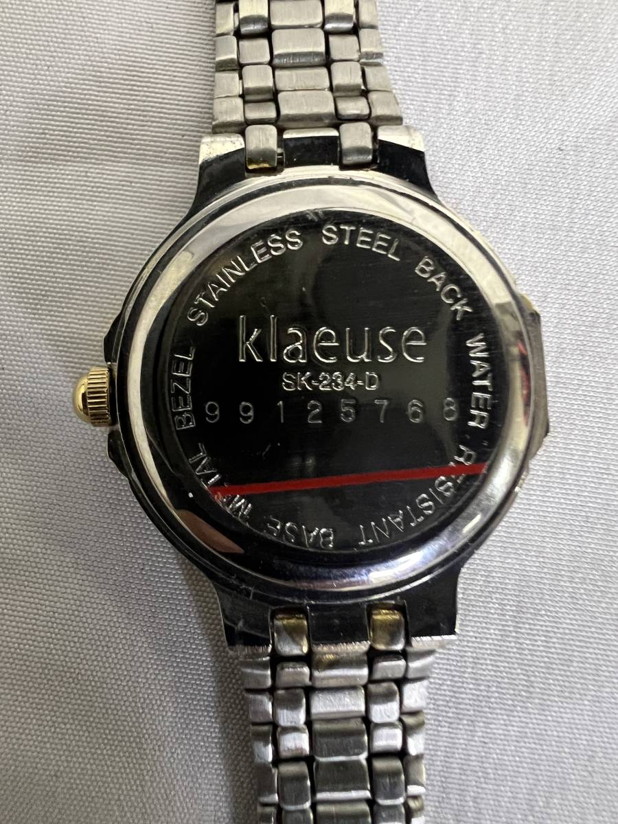 現状販売★動作品 電池交換済 klaeuse クロイゼ 腕時計 SK-234-D レディース_画像4