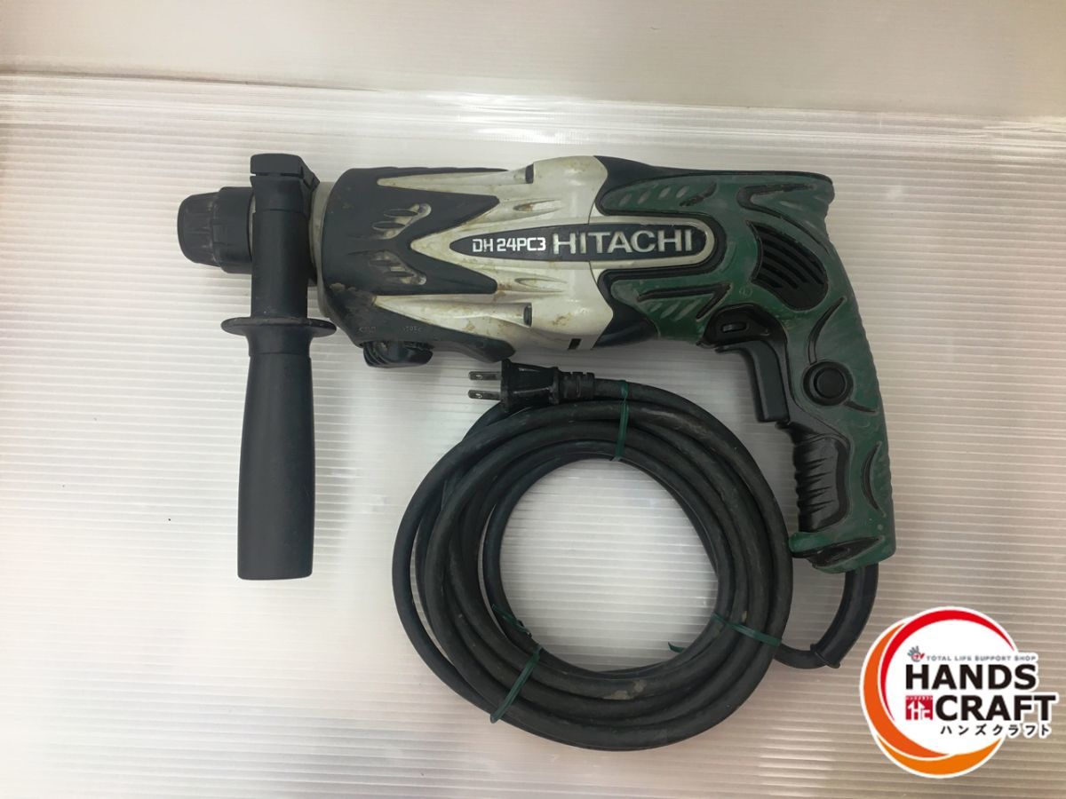 ◇【中古】日立工機　HITACHI 24ｍｍロータリハンマドリル ＤＨ24PC3 　本体のみ 【店舗展示】