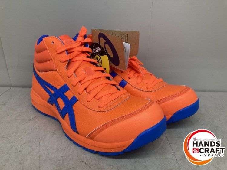 ♪【未使用品】アシックス　WINJOB CP701　安全靴　26.5cm　SHOCKING ORANGE/ELECTRIC BLUE　1273A018-800　asics【新古品】【中古】_画像2