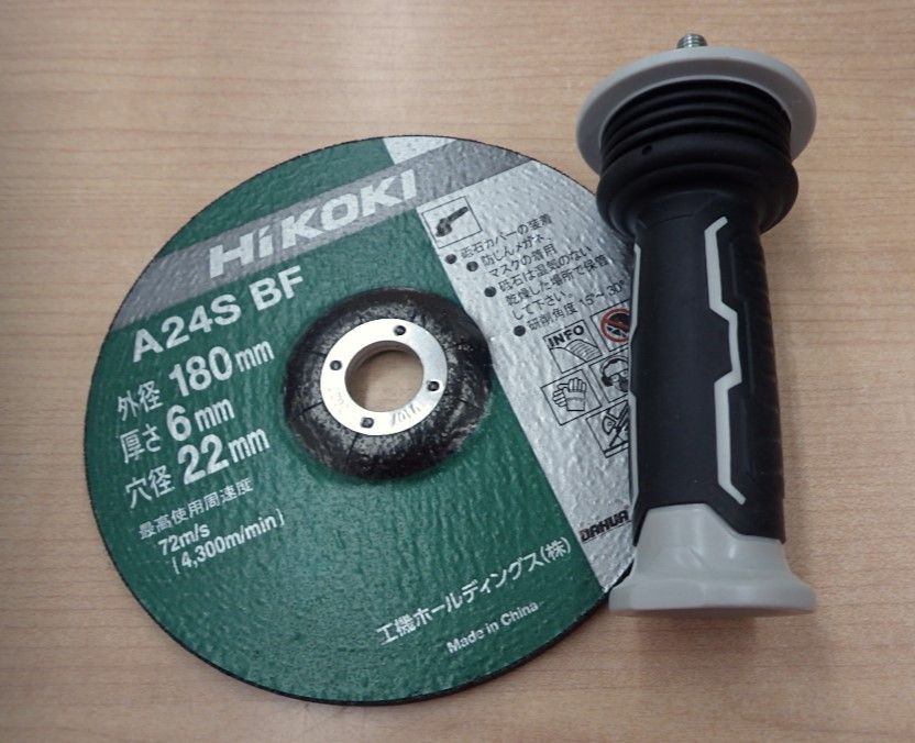 ★ неиспользуемый   хранение товара  HiKOKI 180mm   электронный  шлифовальный диск   ...200V  вилка ... включено   тормоз  включено  G18BYE(S) ...
