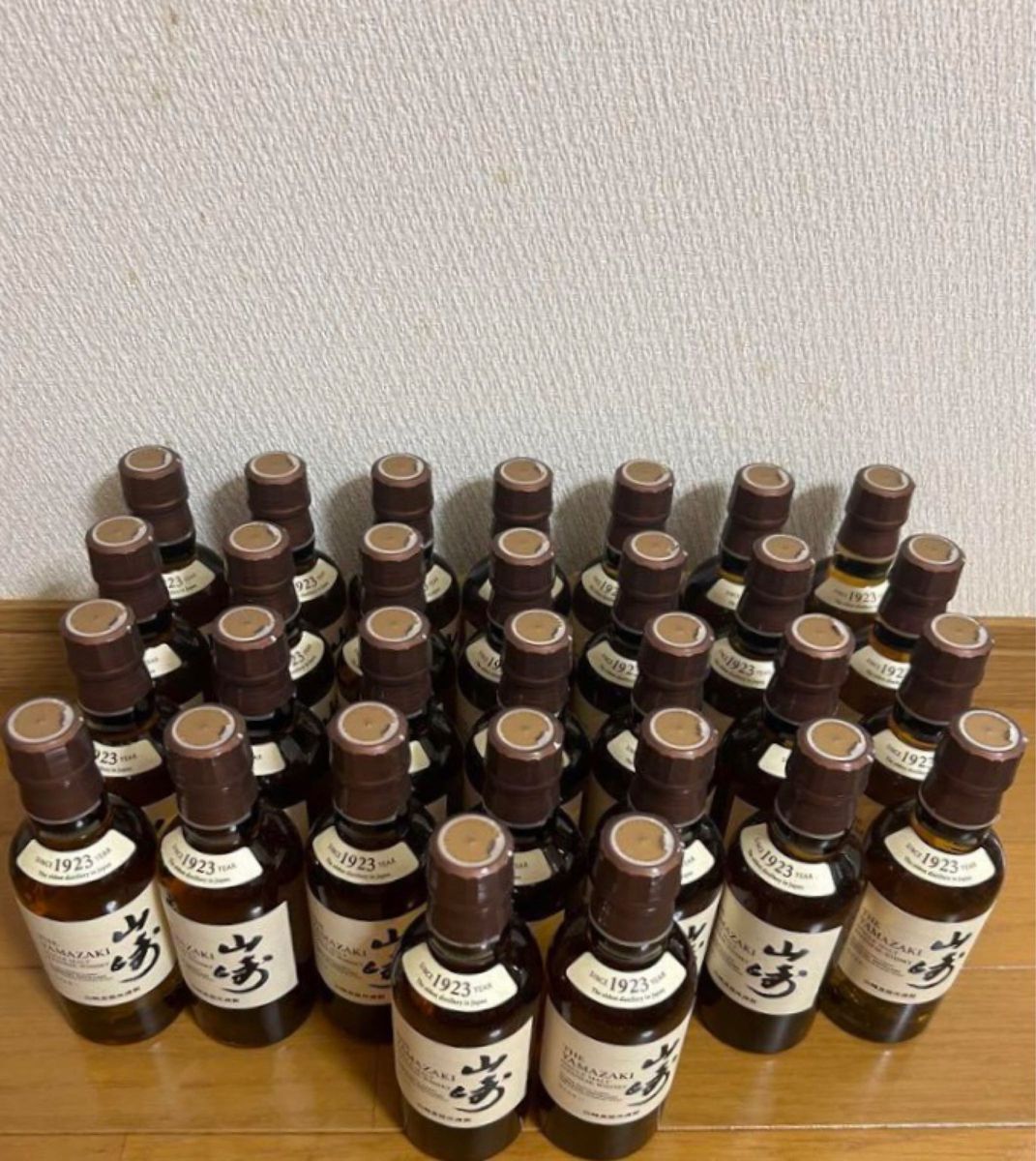 サントリー 山崎 ミニボトル 180ml 45本 セット 新品未開封 未開 サントリー 山崎 ミニボトル 180ml 45本 セット 新品未開封 未開