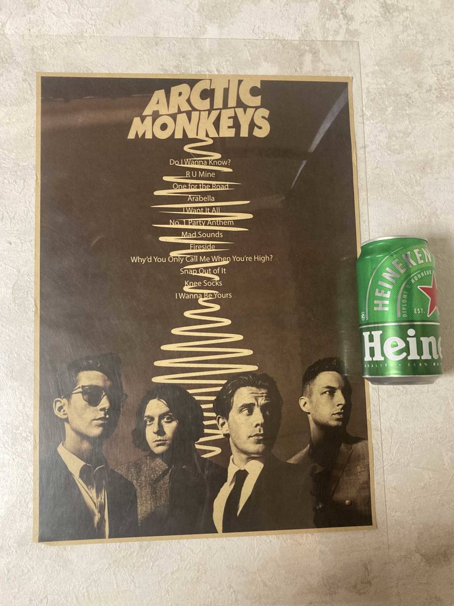 「アークティック・モンキーズ/Arctic Monkeys　レトロ調 ポスター　タイプB」 tface-g　【タグ:グッズ、洋楽、ロックバンド】_画像8