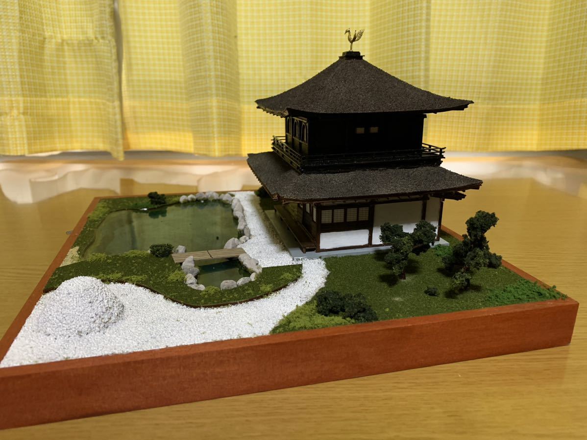 木製模型 銀閣寺 ジオラマ_画像3