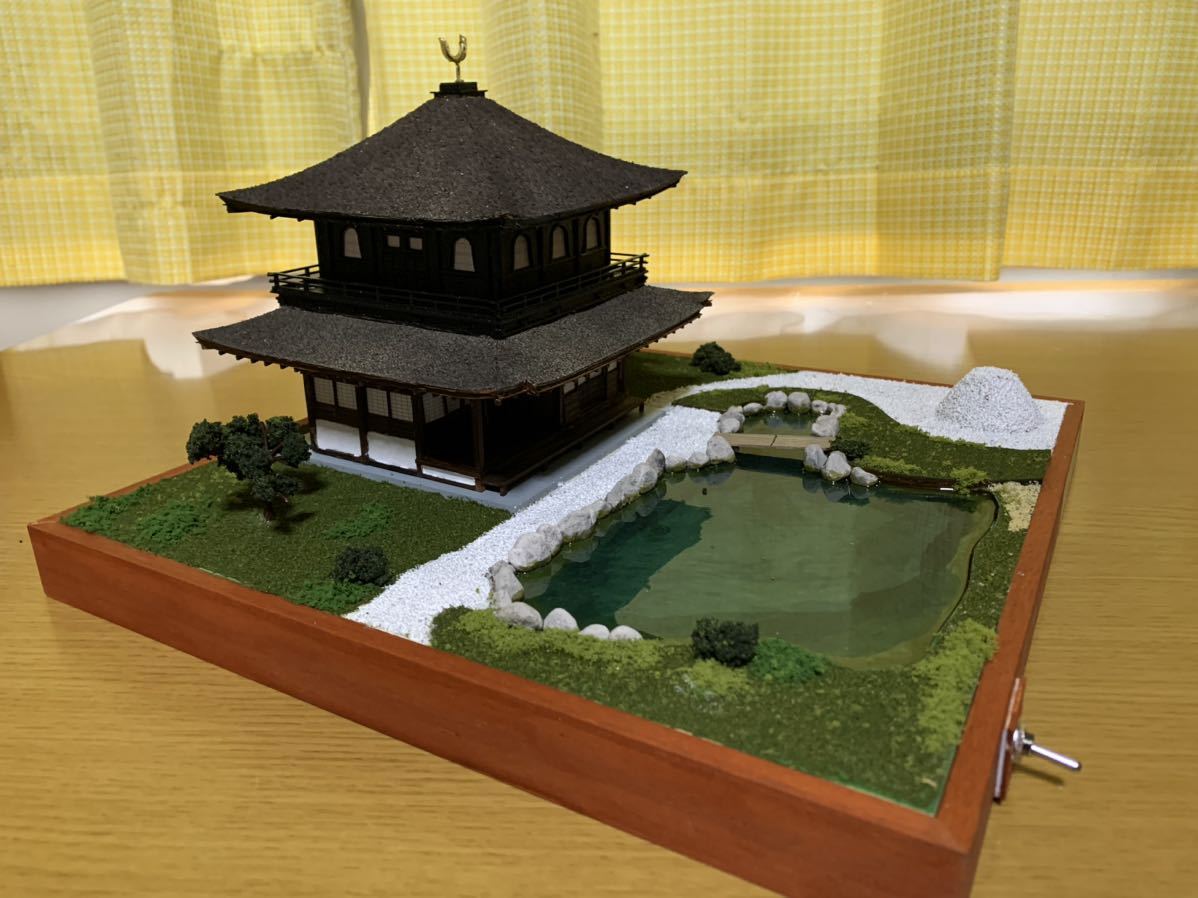 木製模型 銀閣寺 ジオラマ_画像2