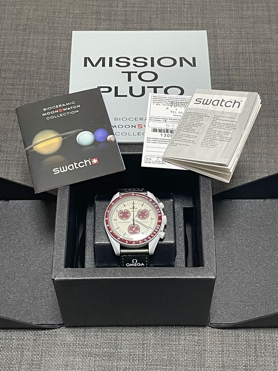 Swatch Omega Moonswatch Pluto Speedmaster スウォッチ オメガ プルート 新品未使用
