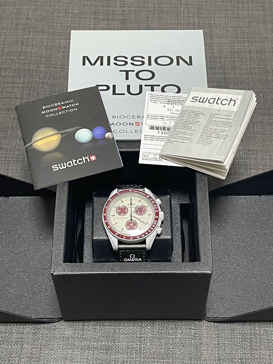 Swatch Omega Moonswatch Pluto Speedmaster スウォッチ オメガ Swatch Omega Moonswatch Pluto Speedmaster スウォッチ オメガ
