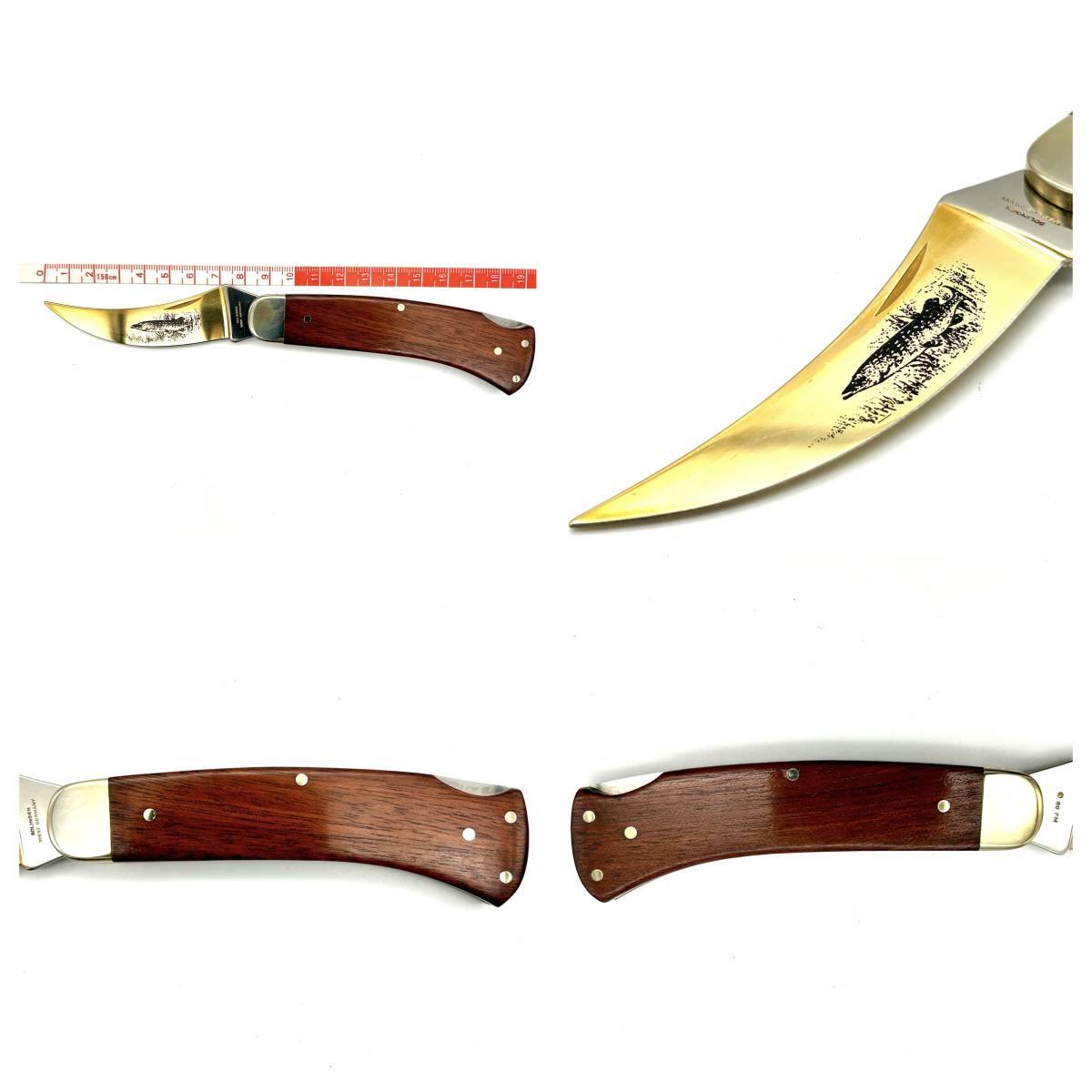 AY0522■ナイフ 10本 まとめ フランクリンミント THE SPORTSMAN’S YEAR HUNTING AND FISHING KNIFE ハンティング フィッシング サバイバル_画像3