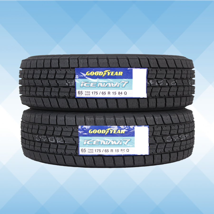 175/65R15 84Q スタッドレスタイヤ GOODYEAR グッドイヤー アイスナビ ICE NAVI7 23年製 正規品 送料無料 2本税込 \16,200より 1_画像1