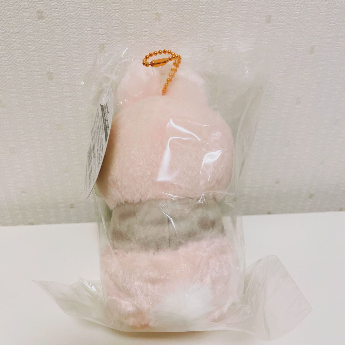 ★未使用　mofusand うさにゃん マスコット(ピンクうさぎ)