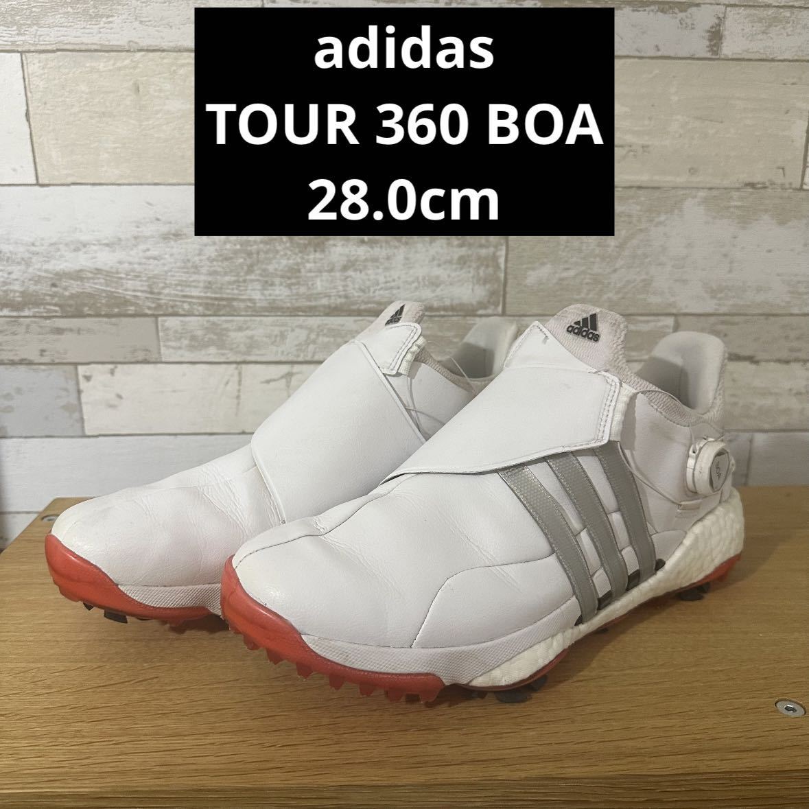 adidas ゴルフシューズ　TOUR 360 BOA 28cm_画像1
