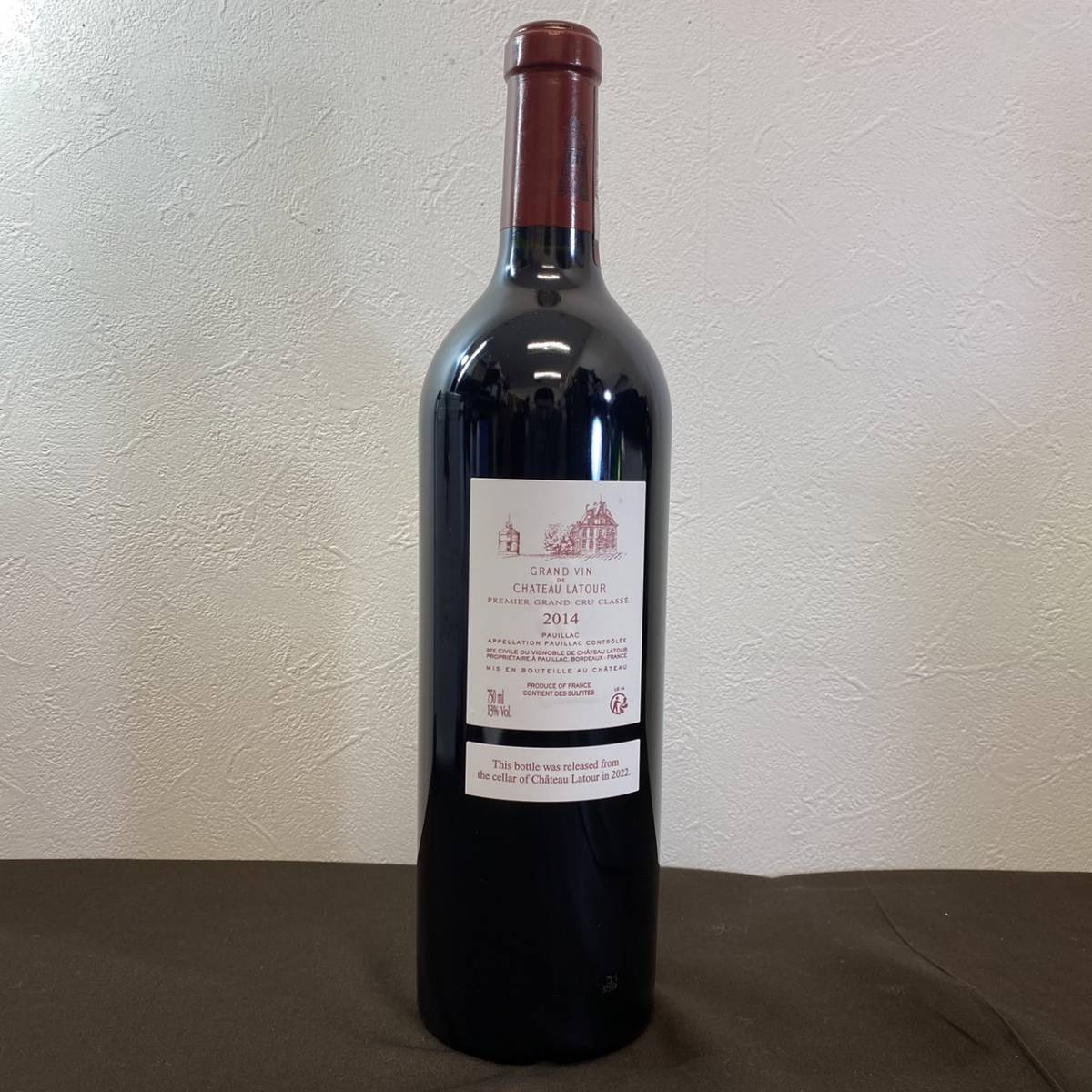 【MH-5796】未開栓 CHATEAU LATOUR シャトー・ラトゥール 2014 GRAND VIN 赤ワイン 750ml 13% ワインセラーにて保管_画像3