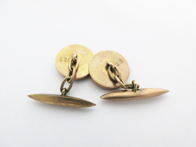 輝く高品質な カフス 宮本 9金 K9 宮本商行 ヴィンテージ品 details item イエローゴールド