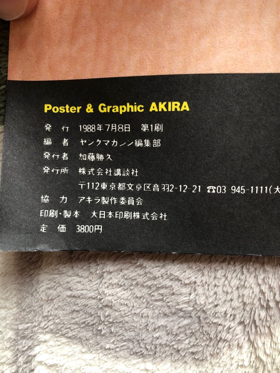 AKIRA ポスター&グラフィック ヤングマガジン特別編集 通称デカ AKIRA ポスター&グラフィック ヤングマガジン特別編集 通称デカ