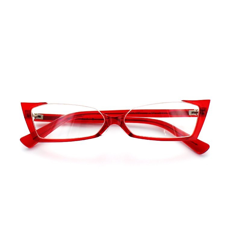 エヴァンゲリオン メガネフレーム 眼鏡 TYPE-MARI 55サイズ アンダーリム　レッド EVANGELION シン・エヴァ_画像5