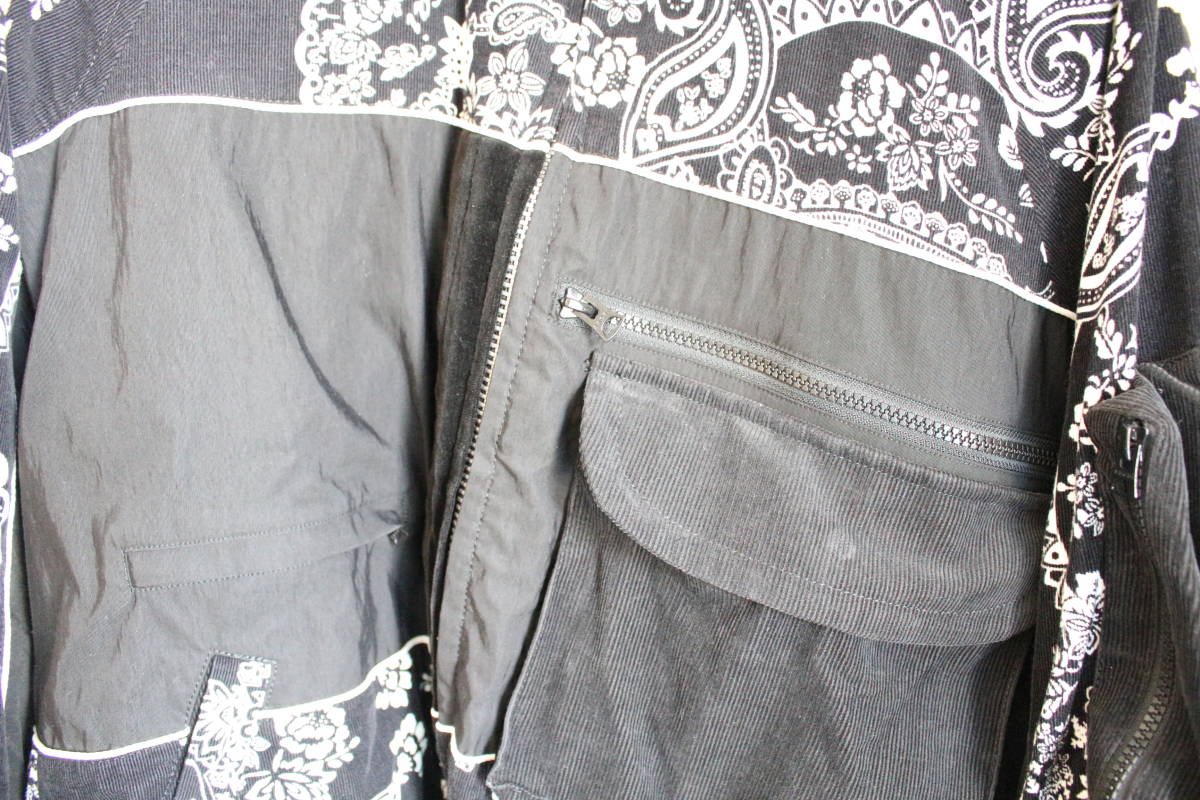 sacai / サカイ フローラル柄コーデュロイ切替ブルゾン sacai / サカイ フローラル柄コーデュロイ切替ブルゾン