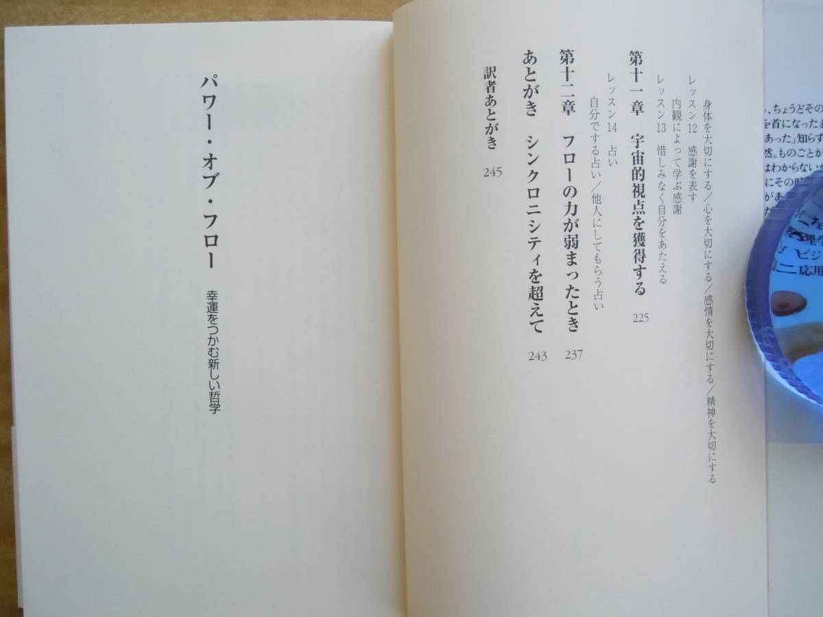 ●『パワー・オブ・フロー　幸運の流れをつかむ新しい哲学』 チャーリーン・ベリッツ／著　メグ・ランドストロム／著　河出書房新社_画像5