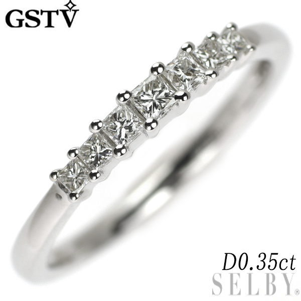 2024 お歳暮【公式】 - 人気ブランド GSTV Pt950 プリンセスカット ダイヤモンド リング 0.35ct SELBY プラチナ台