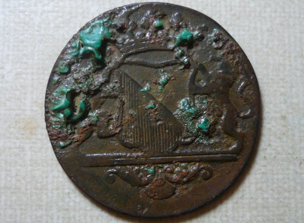 荷蘭東印度公司VOC銅幣1791硬幣貨幣硬幣 原文:オランダ　東インド会社　VOC　銅貨　1791　コイン　硬貨　貨幣　古銭