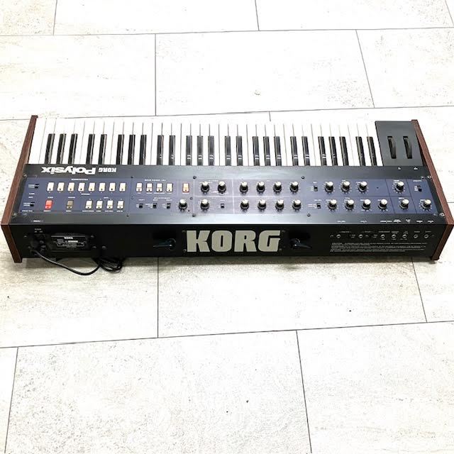 仙102 KORG Poly-6 Poly-six Poly six Polysix PS-6 全長約99.5cm キーボード シンセサイザー コング_画像6