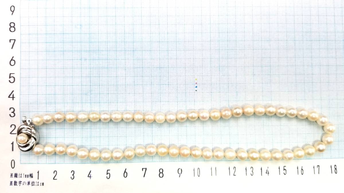 豪華!!田崎真珠☆アコヤ真珠約6.0mm珠☆長さ約38cm☆パール