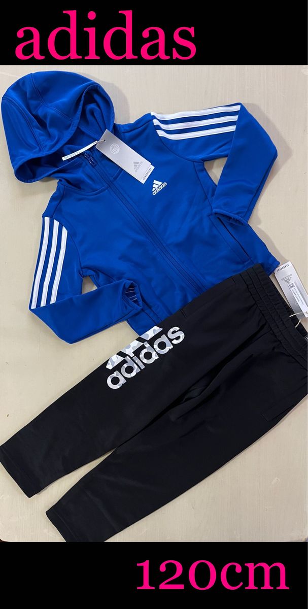 新品タグ付き　120cm adidasアディダス　セットアップ