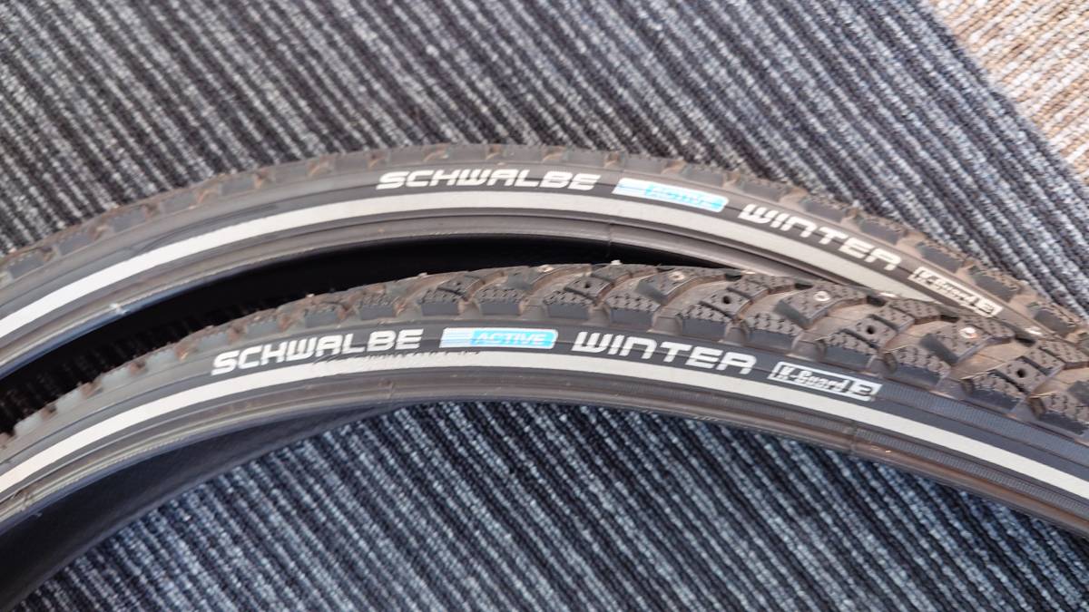 スパイクタイヤ　SCHWALBE Spike シュワルベ ウインター 　700×35C (ETRTO：35-622）28x1.35インチ、重量:870g　２本セット_画像5