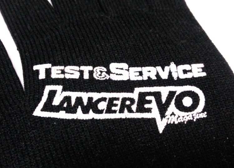 【開封未使用品・送料一律180円】 LANCER EVO Magazine 付録 TEST&SERVICE 作業用手袋 ランサーエボリューション_画像2