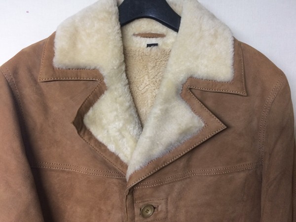 * meat thickness warm *Royal genuine article mouton coat *