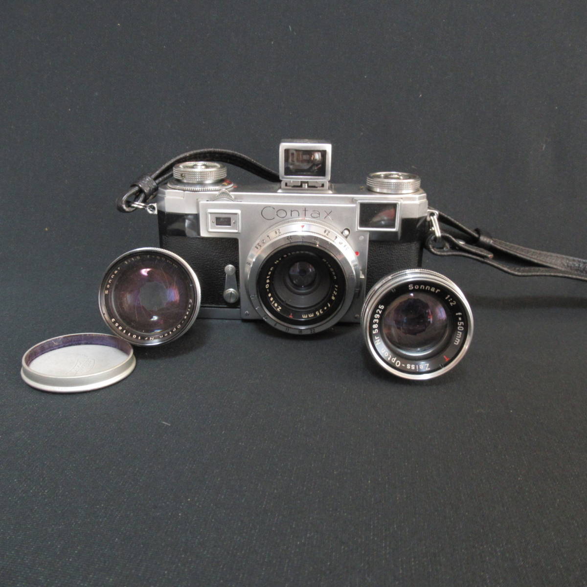 【2272505/058/mrrz】ｐ　カメラ　CONTAX　カメラレンズ　おまとめセット　 動作未確認 60サイズ発送同梱不可_画像1