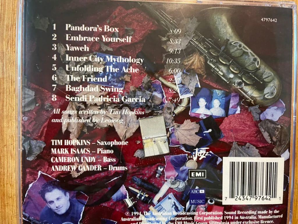 CD TIM HOPKINS / PANDORA'S BOX_画像3