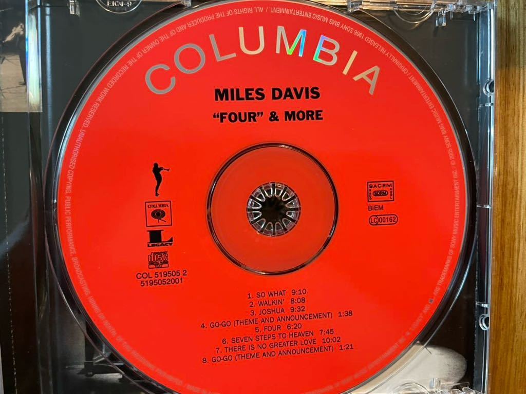CD MILES DAVIS / FOUR & MORE_画像2