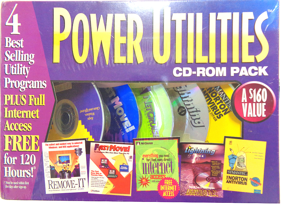 新古品 英語ソフト Power Utilities 5 CD Pack MS DOS_画像1
