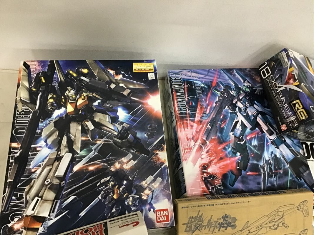 1円〜 同梱不可 ジャンク 1/144等 ダブルオーライザー、ガンダム Gセルフ パーフェクトパック装備型 他_画像4