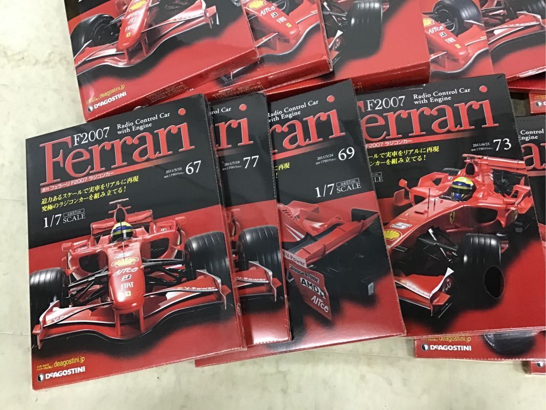 1円〜 同梱不可 ジャンク デアゴスティーニ 週刊 フェラーリ F2007 ラジコンカー 61、63巻 他_画像5