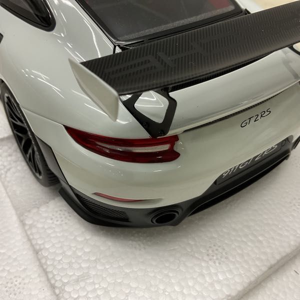 1円〜 オートアート 1/18 ポルシェ 911 991.2 GT2 RS ヴァイザッハ・パッケージ ホワイト_画像5