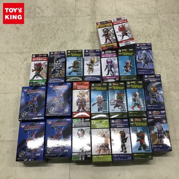 1円〜 未開封含 仮面ライダーシリーズ ワールドコレクタブルフィギュア 宿命の戦い 仮面ライダーナイト 仮面ライダークウガ 他_画像1