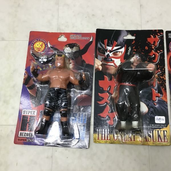 1円〜 未開封 キャラクター プロレスラー フィギュア みちのくプロレス グレート・サスケ 新日本プロレス エル・サムライ 他_画像3