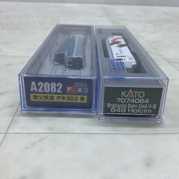 1円〜 動作確認済 KATO等 Nゲー機 7074064 Rhatische Bahn Ge4/4-III 649 Holcim、A2082 秩父鉄道 デキ303 青_画像9